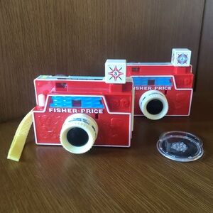 2 Fisher Price Changeable Picture Camera Toys✨ Includes 2 Disks ✨ Kids